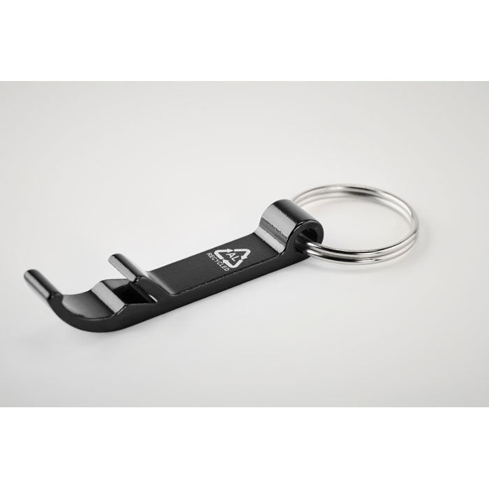 Branded Recycled aluminium key ring