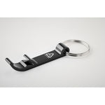 Branded Recycled aluminium key ring