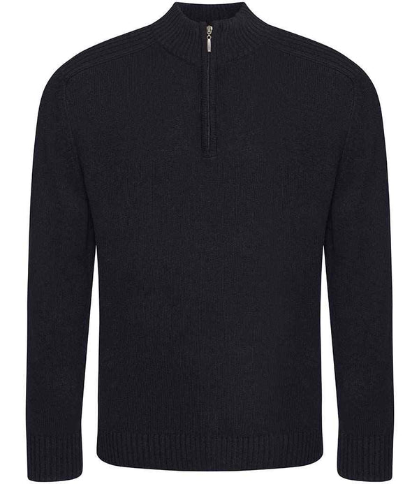Branded Ecologie Unisex Wakhan Zip Neck Sustainable Sweater
