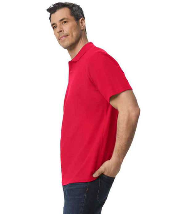 Gildan SoftStyle® Double Piqué Polo Shirt Red