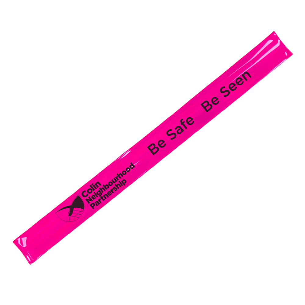 Branded Reflective Slap Bands - Non Compliant