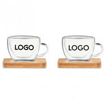 Set of 2 double wall espresso
