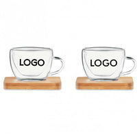 Set of 2 double wall espresso