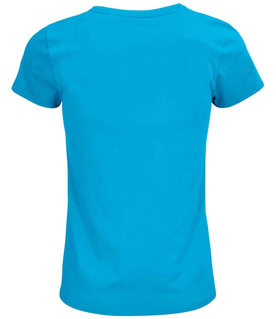 SOL'S Ladies Crusader Organic T-Shirt Aqua
