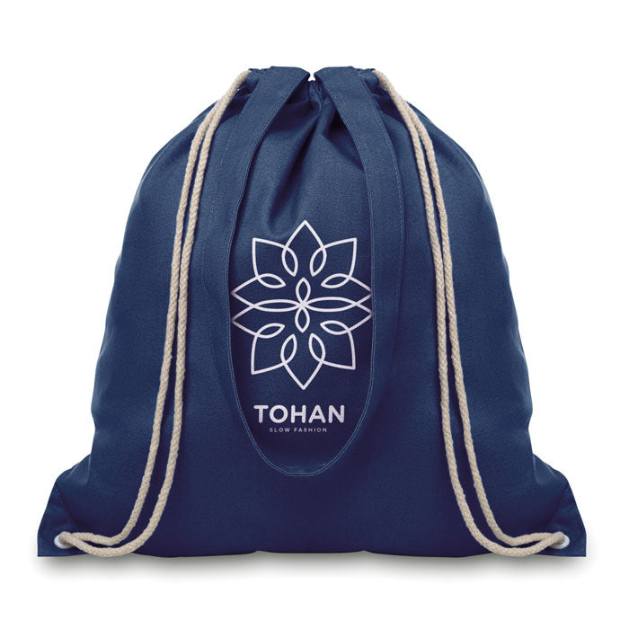Branded 220gr/m² canvas 2 function bag