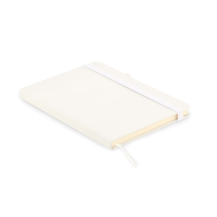 Branded Recycled PU A5 lined notebook