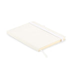 Branded Recycled PU A5 lined notebook