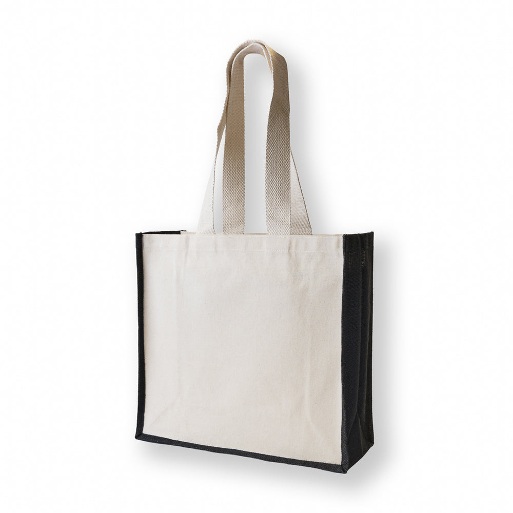 Kongoni Jute & Canvas Bag