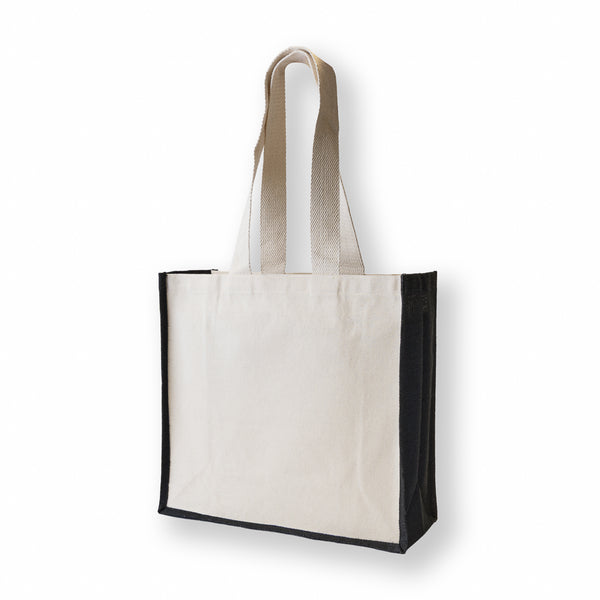 Kongoni Jute & Canvas Bag