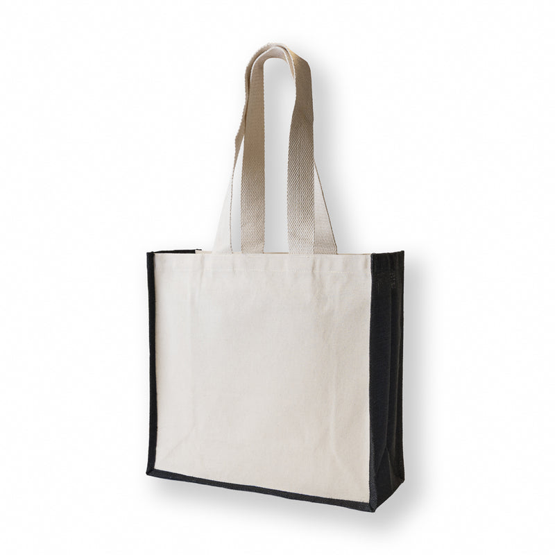 Kongoni Jute & Canvas Bag
