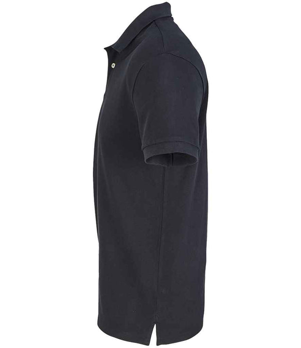 SOL'S Unisex Pacific Twin Piqué Polo Shirt Black