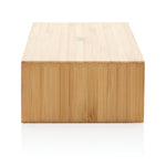 Bamboo alarm clock with 5W wireless charger