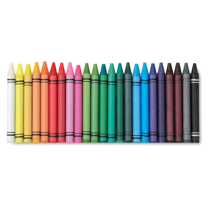 Branded 30 wax crayons