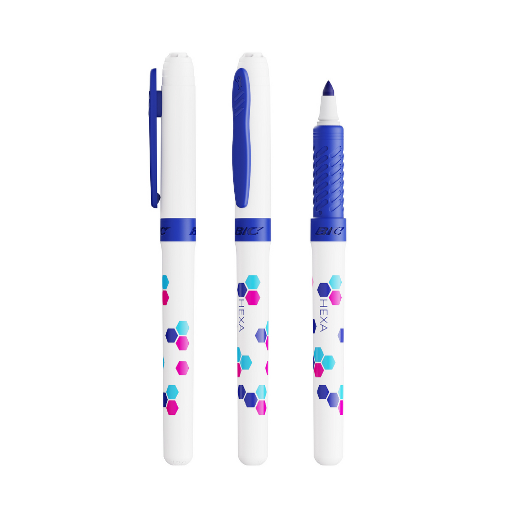 BIC® Mark-it Permanent Marker White/Blue