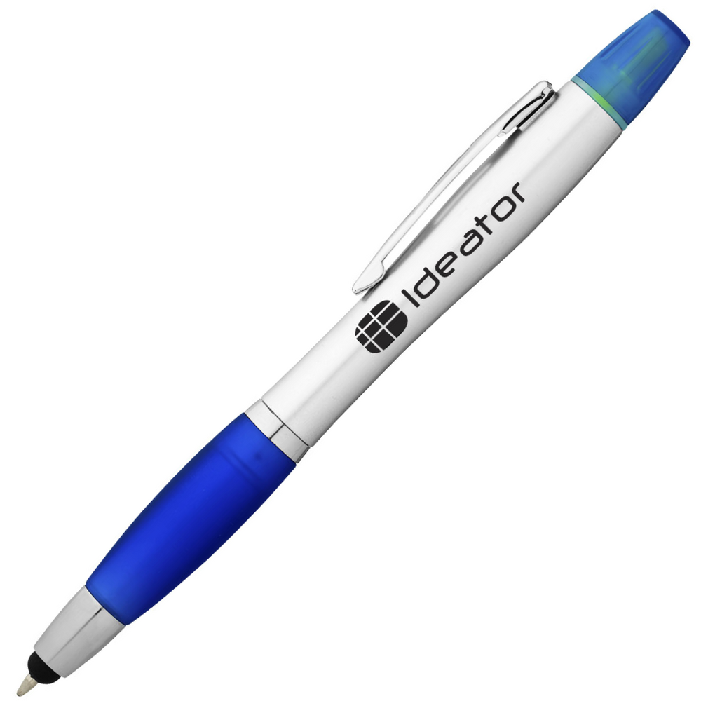 Branded Nash stylus ballpoint pen and highlighter