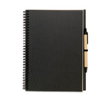 Recycled Full Cover notebook with pen