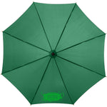 Branded Kyle 23" auto open umbrella wooden shaft and handle