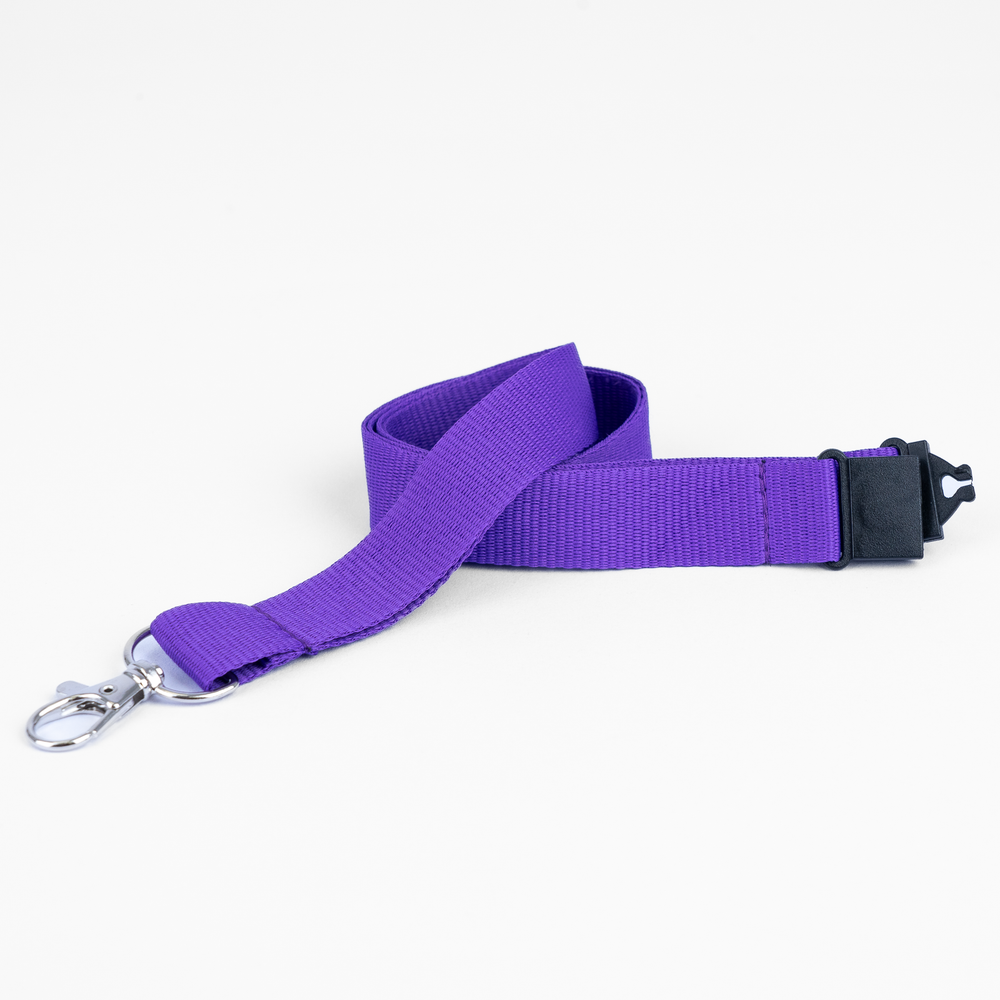 20mm Flat Polyester Lanyard