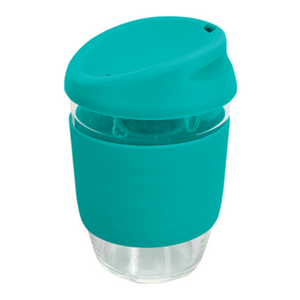 Glass Coffee Cup with Silicone Band - Kiato Cup