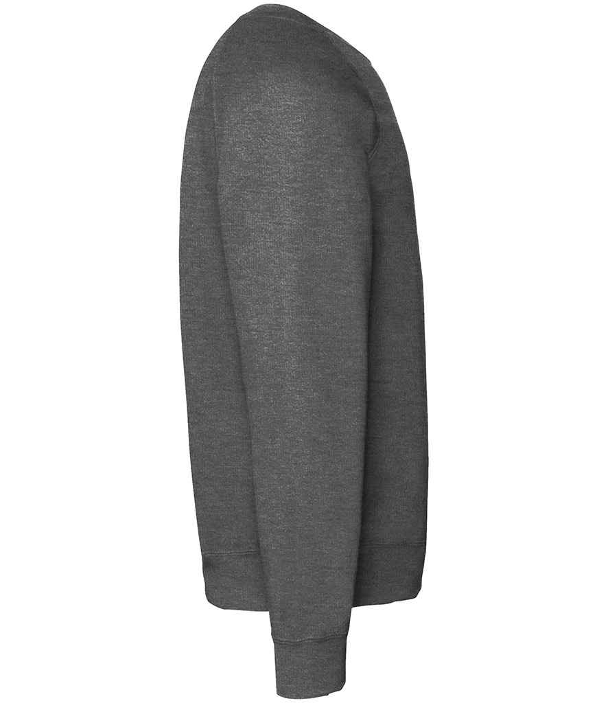 Fruit of the Loom Classic Raglan Sweatshirt Dark Heather