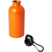 Oregon 400 ml RCS certified single wall stainless steel water bottle with carabiner