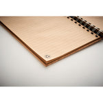 Branded A5 ring bound Bamboo notebook