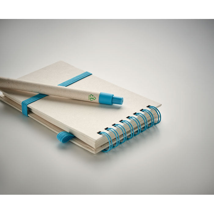 Branded A6 milk carton notebook set