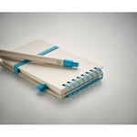 Branded A6 milk carton notebook set