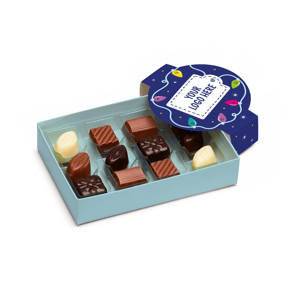Branded Box of 12 Chocolate Truffles