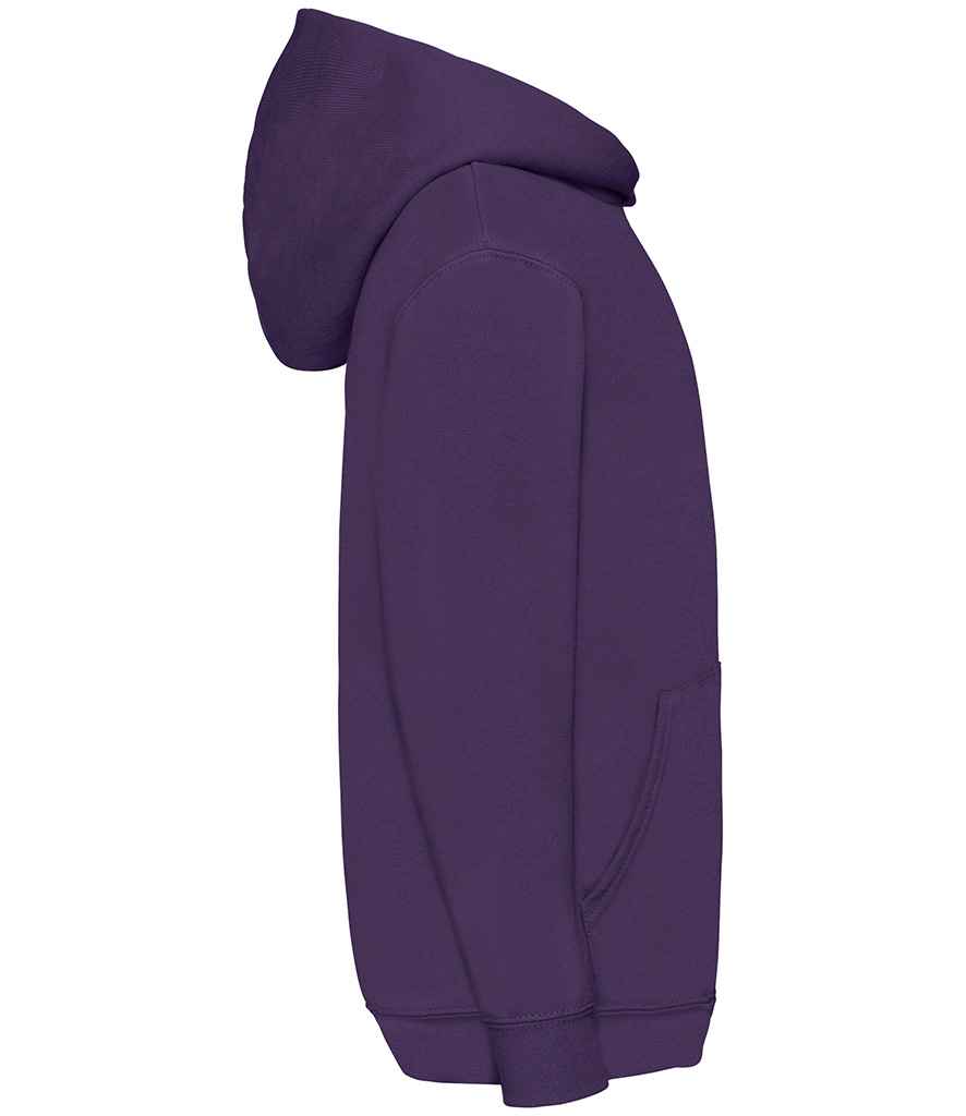 Fruit of the Loom Kids Classic Hooded Sweatshirt Purple