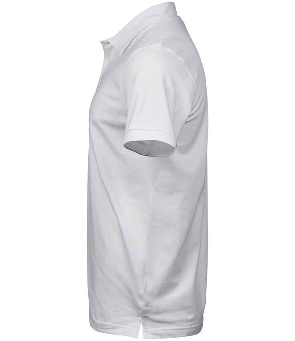 Tee Jays Luxury Stretch Piqué Polo Shirt White