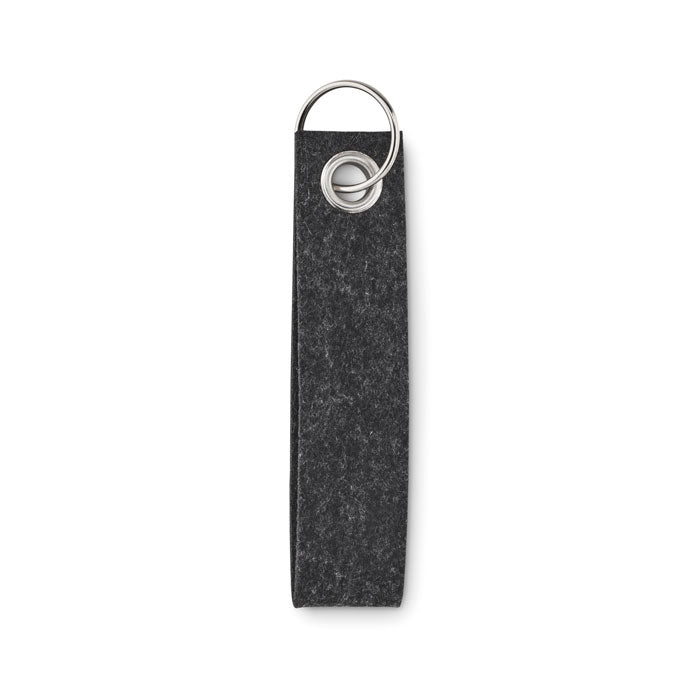 Branded Rectangular RPET felt keyring