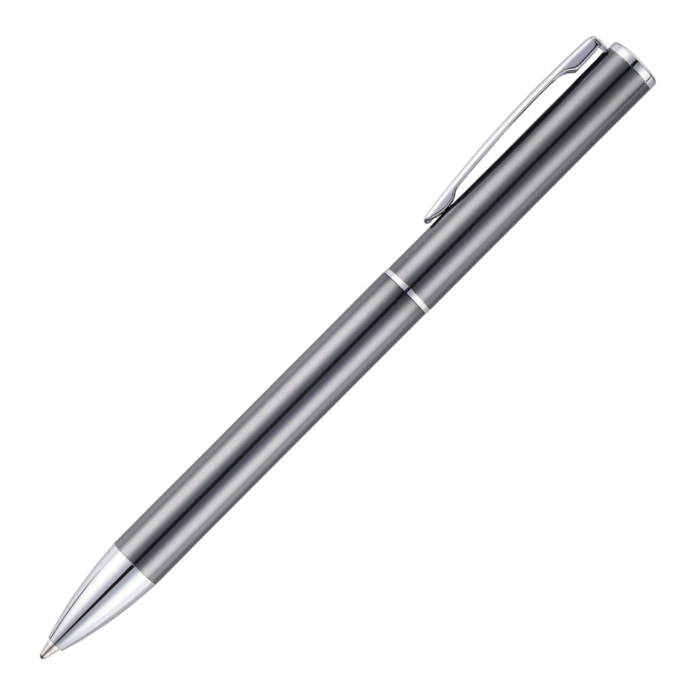 Branded CATESBY metal twist action ball pen