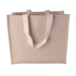 Tolldene Canvas shopper with woven handles