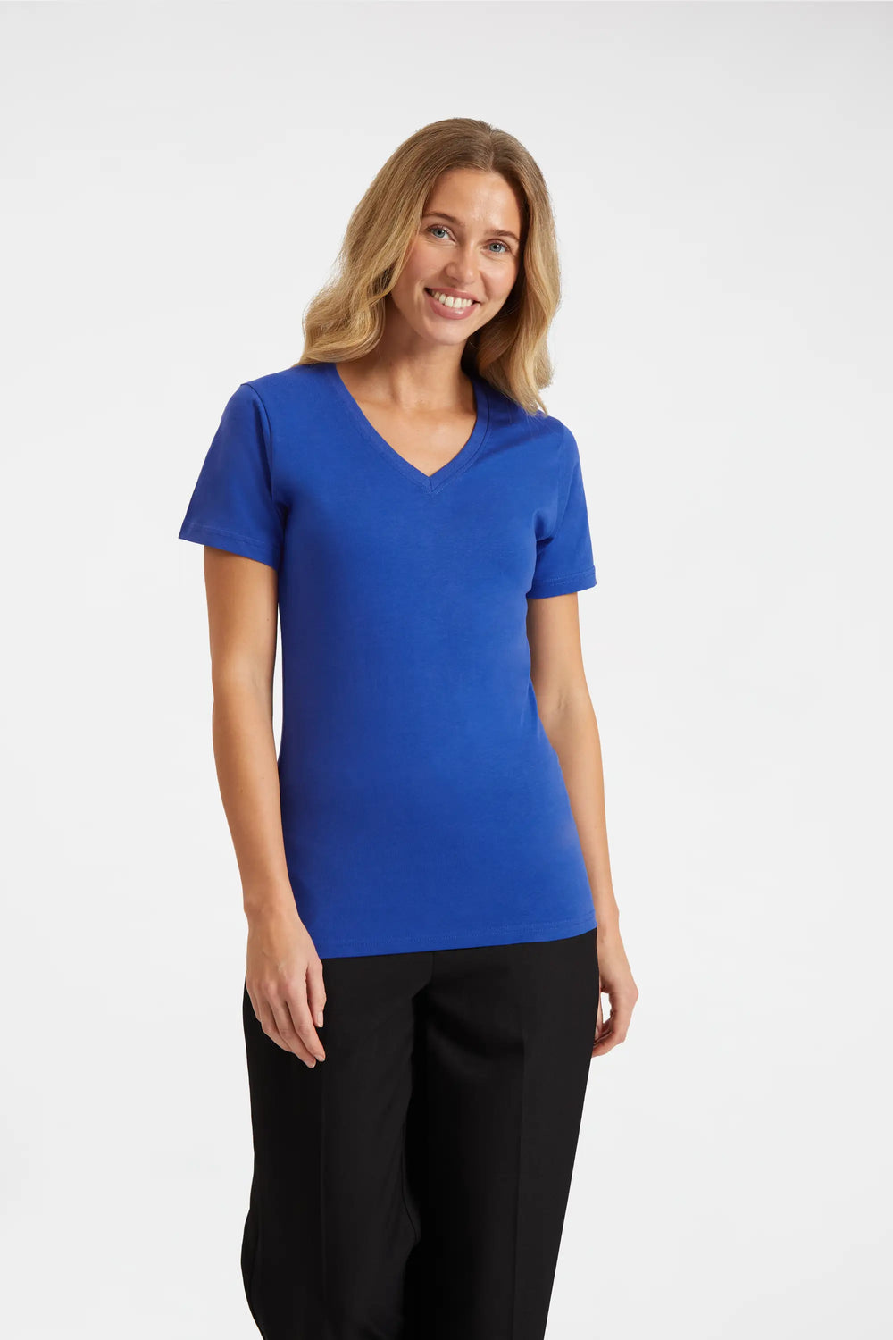 Uneek Ladies Classic V Neck T Shirt