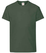 Fruit of the Loom Kids Original T-Shirt Bottle Green