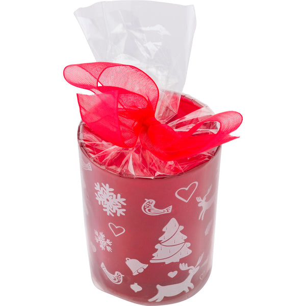 Branded Pettus Glass candle holder