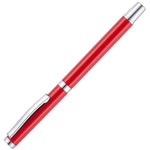 Branded TRAVIS GLOSS ROLLER Pen with chrome trim