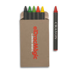 Branded Carton of 6 wax crayons