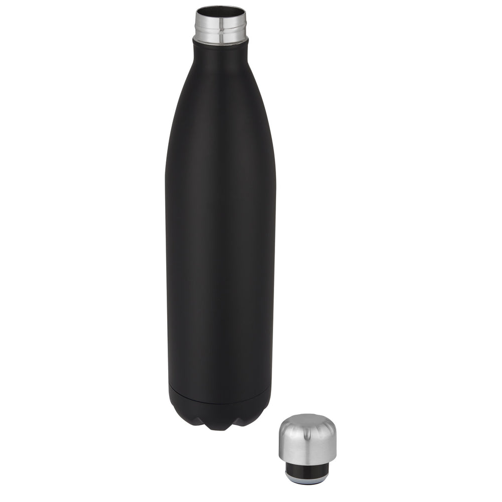 Branded Cove 1 L vacuum insulated stainless steel bottle