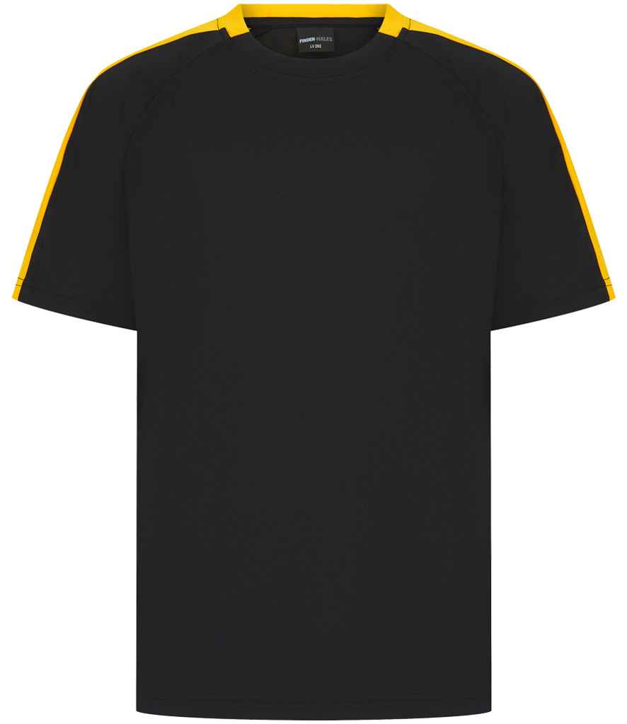 Finden + Hales Kids Team T-Shirt Black/Gold
