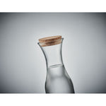 Branded Recycled glass carafe 1L