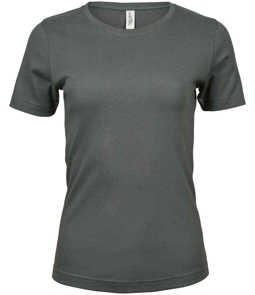 Tee Jays Ladies Interlock T-Shirt Powder Grey