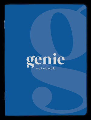 Genie Notebook - A4 - Saddle Stitched with Rounded Corners