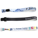Branded 15mm Recycled PET Event Wristband (UK Made: Dye Sublimation Print)