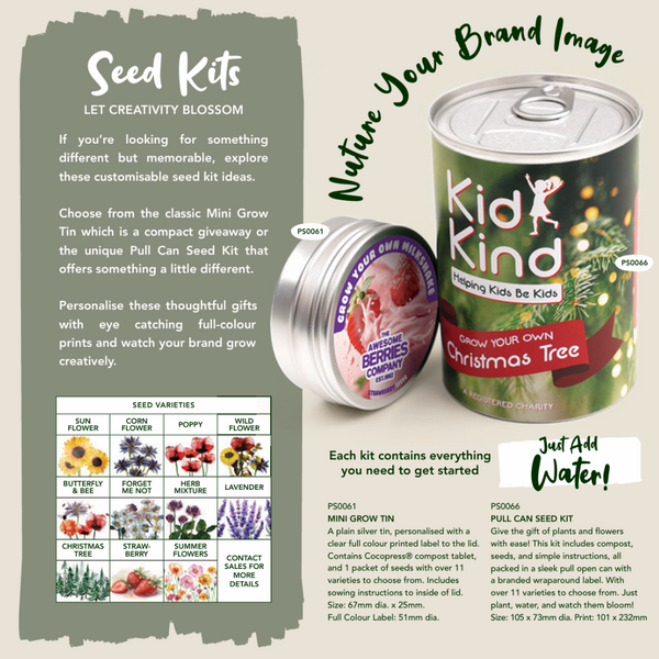 Mini Seed Tin Wild Flowers Mix