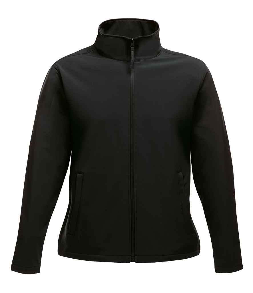 Regatta Ladies Ablaze Printable Soft Shell Jacket Black/Black