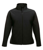 Regatta Ladies Ablaze Printable Soft Shell Jacket Black/Black
