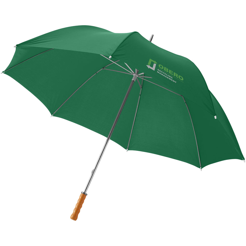Branded Karl 30" golf umbrella with wooden handle