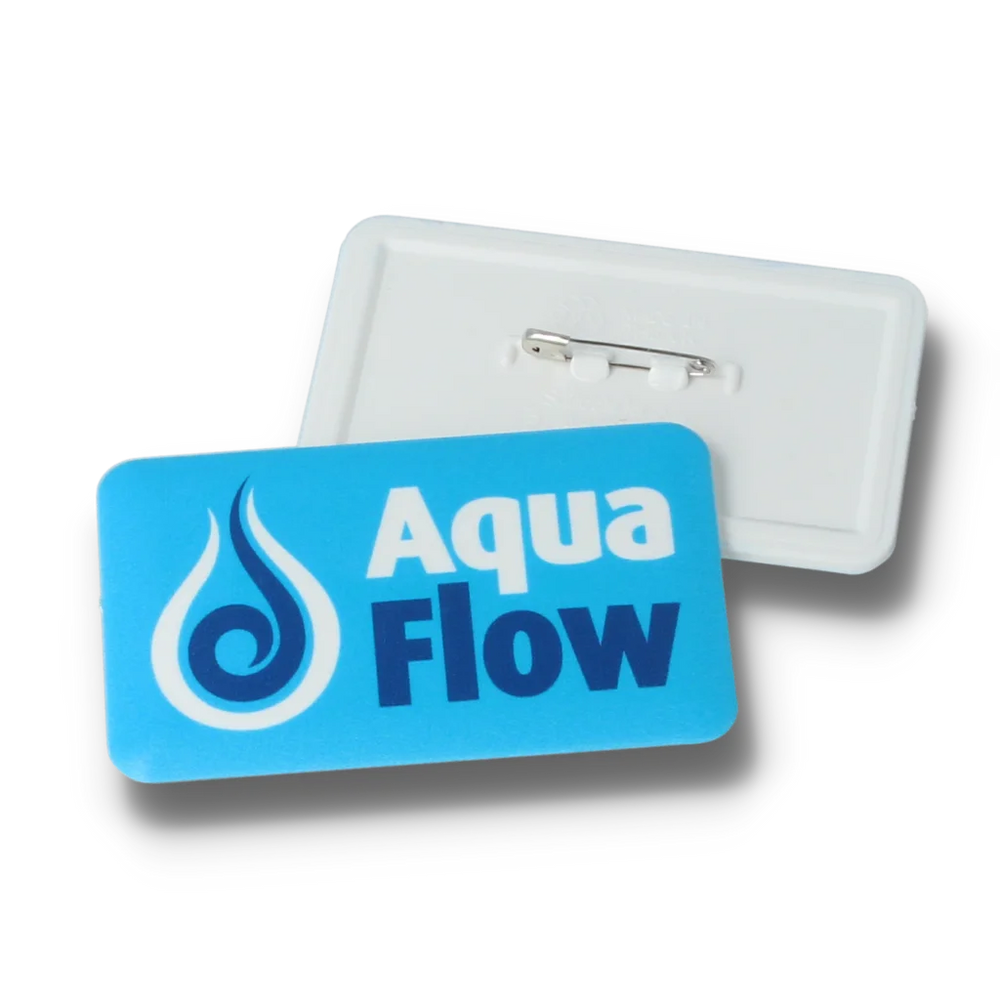 DBASE Badge 70 x 43mm Rectangular